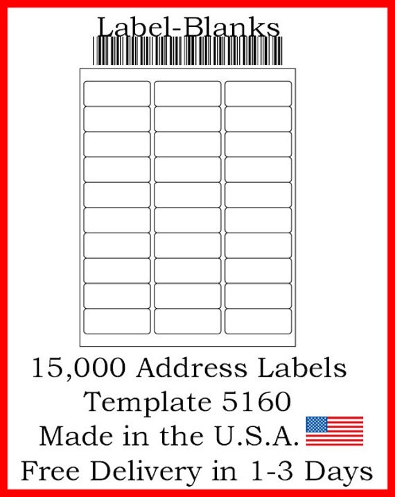 avery 5160 template blank fillable